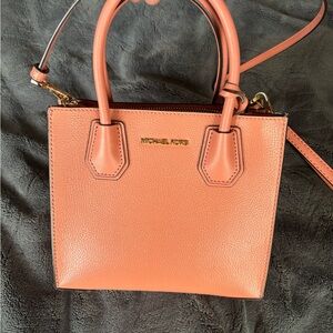 Michael Kors Coral Leather Handbag